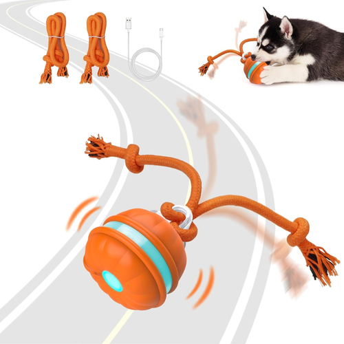 Juguetes interactivos para perros, pelota para perros activada por movimiento, juguetes automáticos con bolas rodantes para - Imagen 10 de 12