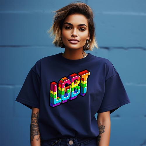 Pride_70 LGBT T-Shirt - Wear Your Colors with Pride! Rainbow Vibes, lustiges T-Shirt, U - Bild 8 von 46