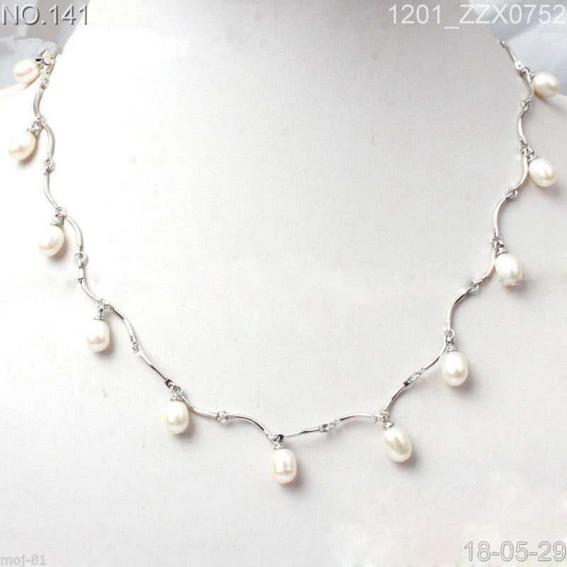 7-8mm AAAA Quality Freshwater Cultured Pearl Bracelet In White - Foto 7