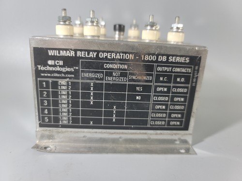 Wilmar 1810DBX CII Technologies Paralleling Relay - Picture 2 of 4
