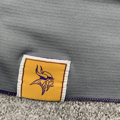 Minnesota Vikings Jersey Large Purple Reversible Logo Short Sleeve Peterson Mens - Picture 11 of 15