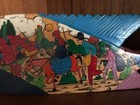 VTG Big Carved Wood Fish Painted and Signed by Mexican Artisan. — photo 3