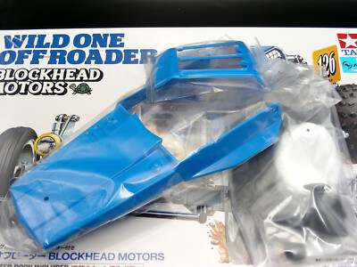 Tamiya 58695 BLOCKHEAD MOTORS Wild One Pre Painted Main Body Roof