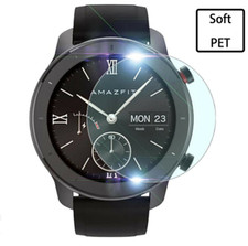 3X Eezbuy LCD Screen Protector Skin Soft Film for Huami AMAZFIT GTR 42mm 47mm