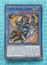 LED4-DE012 Cyber Engel Izana Super Rare Yu-Gi-Oh Karte 1. Auflage Neu