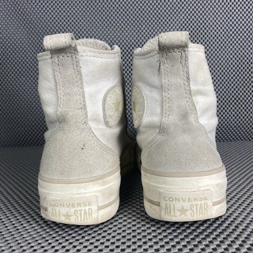 Converse Chuck Taylor All Star Lift Platform Sneaker Womens 5.5 White Hi Top - Picture 9 of 11