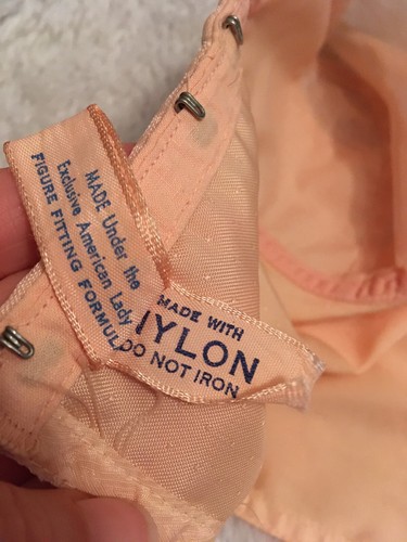 RARE Vtg 30s 40s SATIN & Mesh Longline Bustier Pointy Bra Top Artist Model Peach - Picture 6 of 17