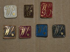 WIEHLER Gobelin kit sewing needle American vtg stick pin badge lot anstecknadel