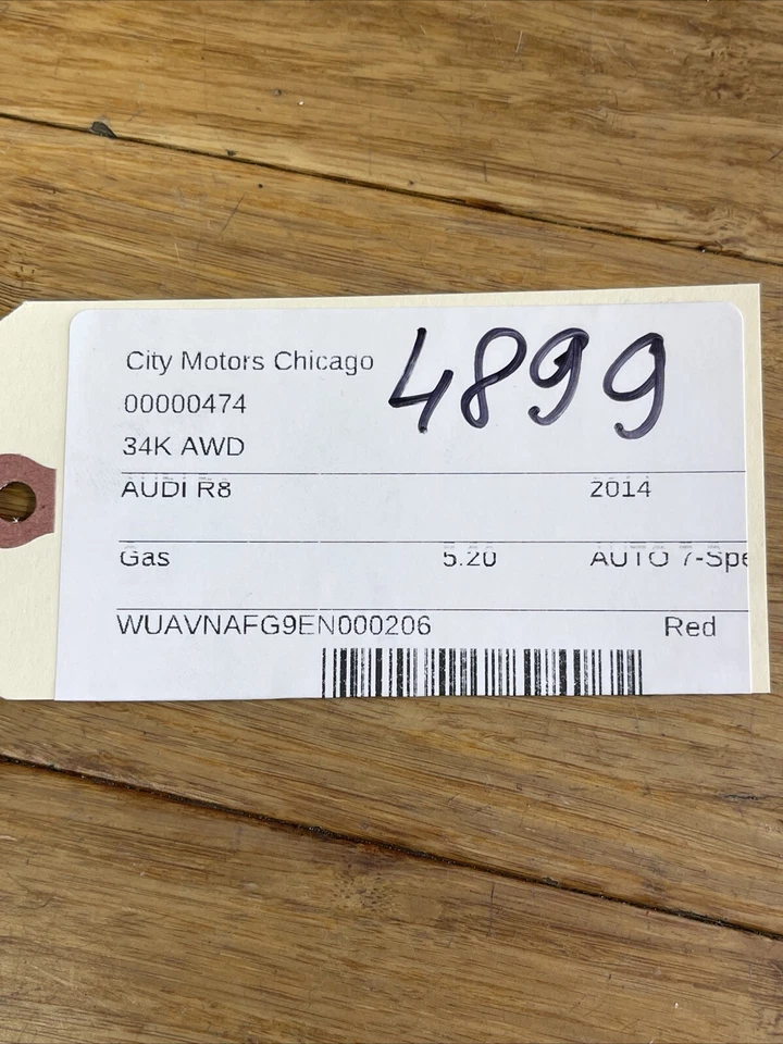 Bomba de inyección de aire secundaria Audi R8 Spyder 2008-2015 fabricante de equipos originales 34 k millas Foto 2 de 4