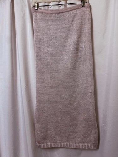 Carole Little Saint Tropez West Skirt Sz Small Pink A-Line Pencil Crochet Knit - Picture 2 of 4
