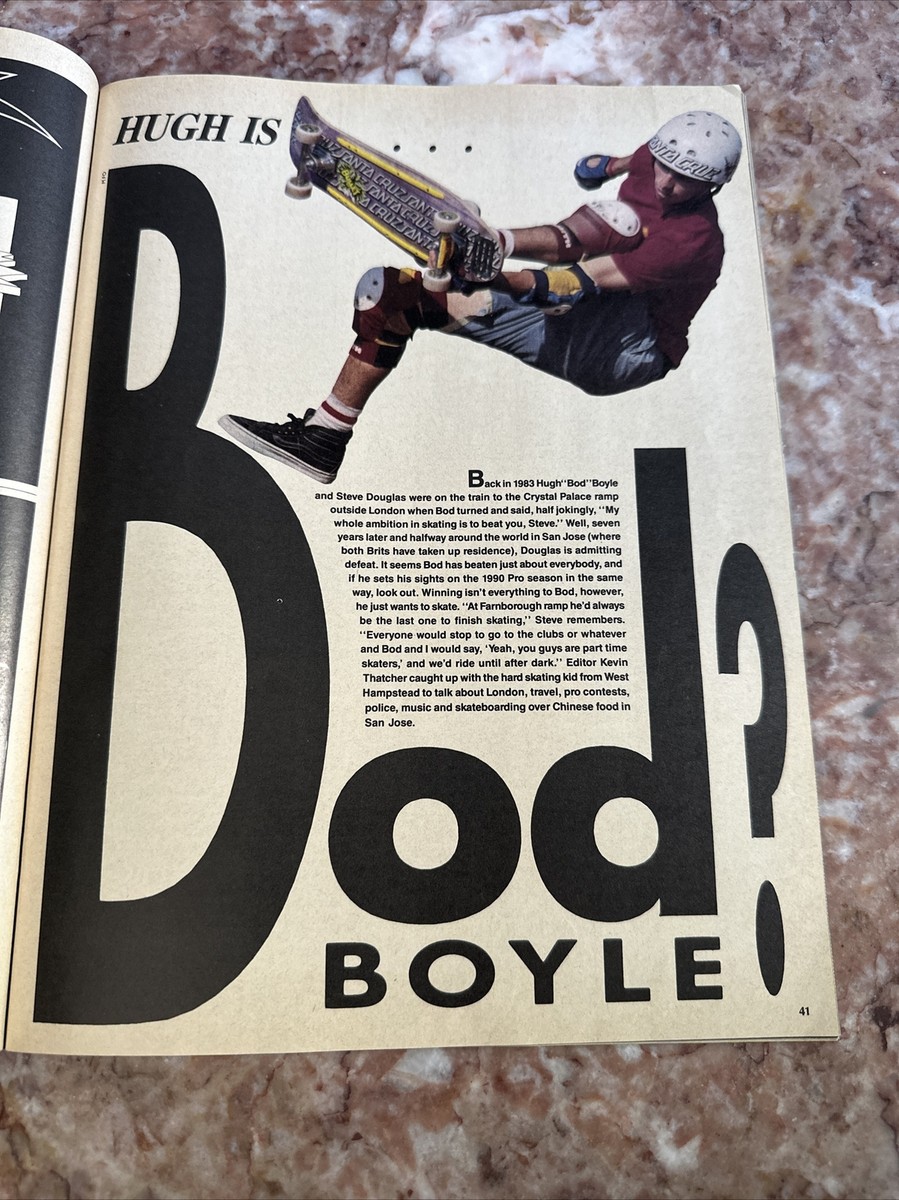 Thrasher Skateboarding Magazine May 1990 🔥 🌊 Powell Gonz Way