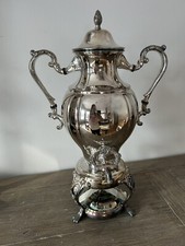 Antique Silverplated Coffee/Tea Samovar Urn