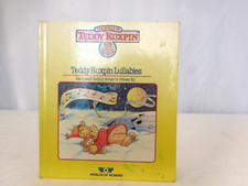 Teddy Ruxpin The Story of Teddy Ruxpin Lullabies HC Book ONLY Vintage 1985