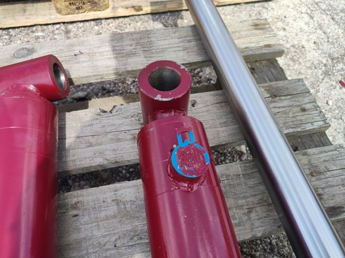 Hubzylinder Hydraulikzylinder doppelwirkend kolben 45mm Hub 60mm - Bild 3 von 4