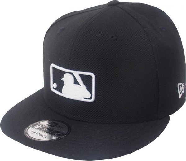 New Era Mlb Logo Black White Logo Snapback Cap 9Fifty Limited Edition-image