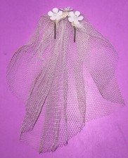 VINTAGE 1969 TOPPER DAWN DOLL WEDDING BELL DREAM 0815 WHITE FLOWER VEIL