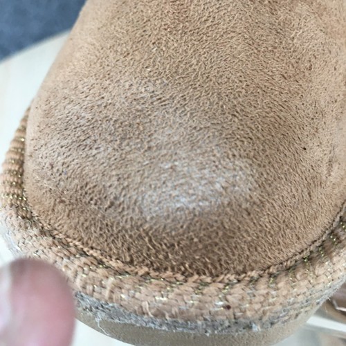 Skechers Winter Snow Boots Youth 13 Toasty Toes Brown Suede Buckle Mid Calf Zip - Picture 11 of 16