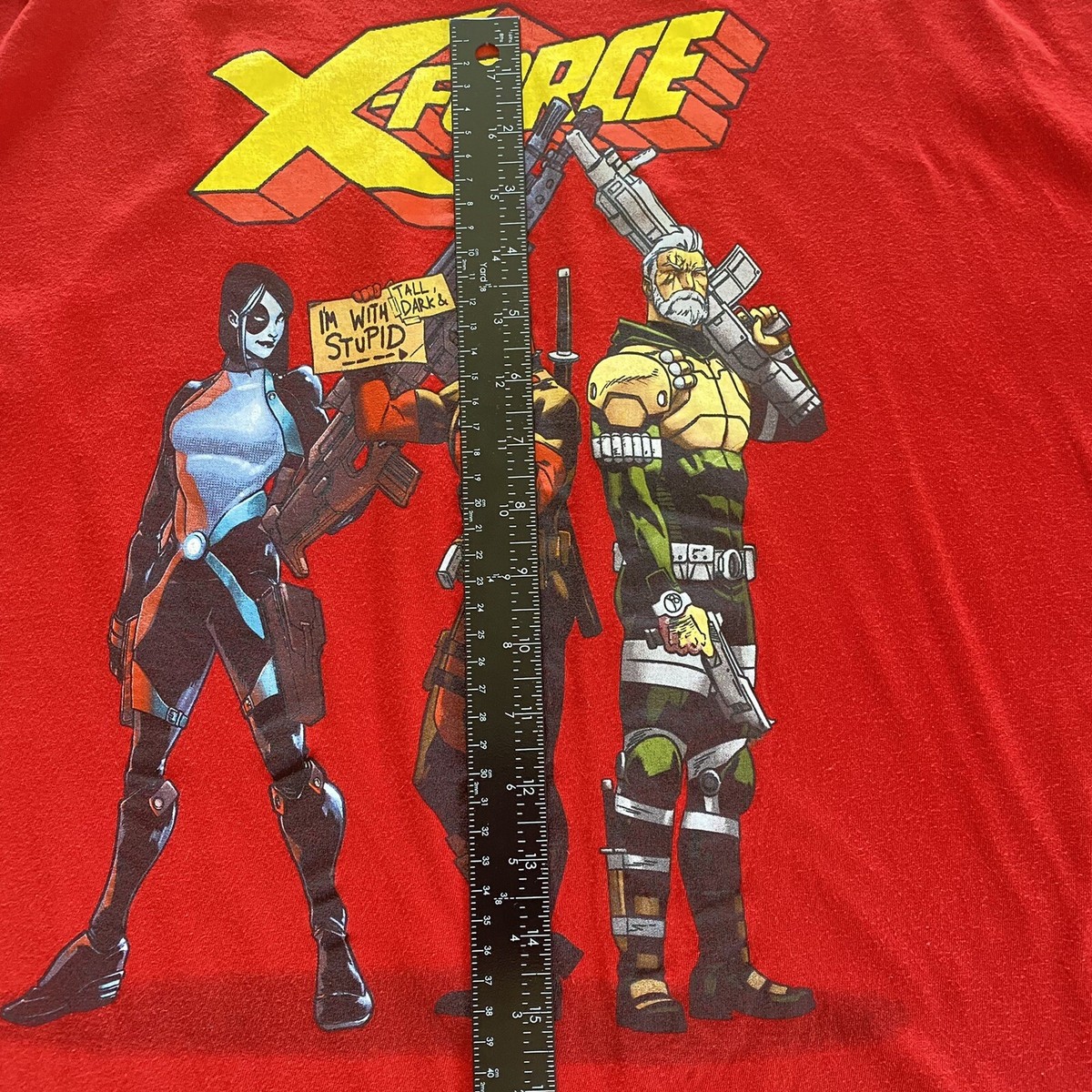 X-force Deadpool Cable Domino Marvel Comics T-shirt 2xl XXL