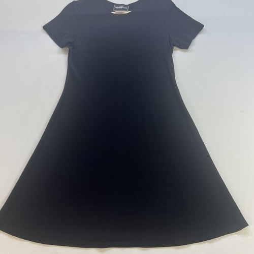 Vintage Molly Malloy Velvet Maxi Dress Womens Medium Black Stretch Velour Event