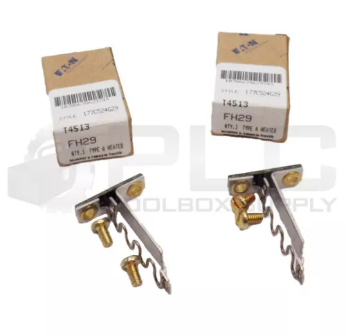 LOT OF 2 NEW EATON CUTLER HAMMER FH29 HEATER ELEMENT 177C524G29