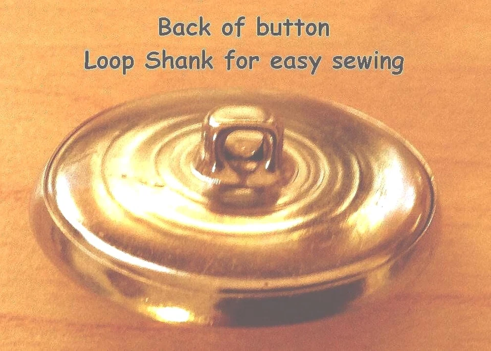 1 Set of Celtic Crest Gold Men's or Women's Blazer Buttons Double Breasted -New - Image 2 of 2