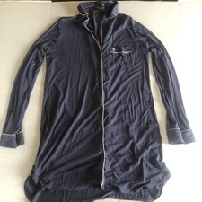 Victorias Secret Blue Long Sleeve Sleepshirt Women  s Sz S A1587