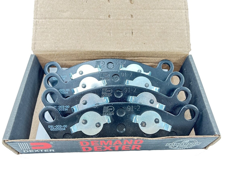 4-Pack Trailer Axle Disc Brake Pad Kit – Fits Dexter K71-180-00 – 10k/12k Axles