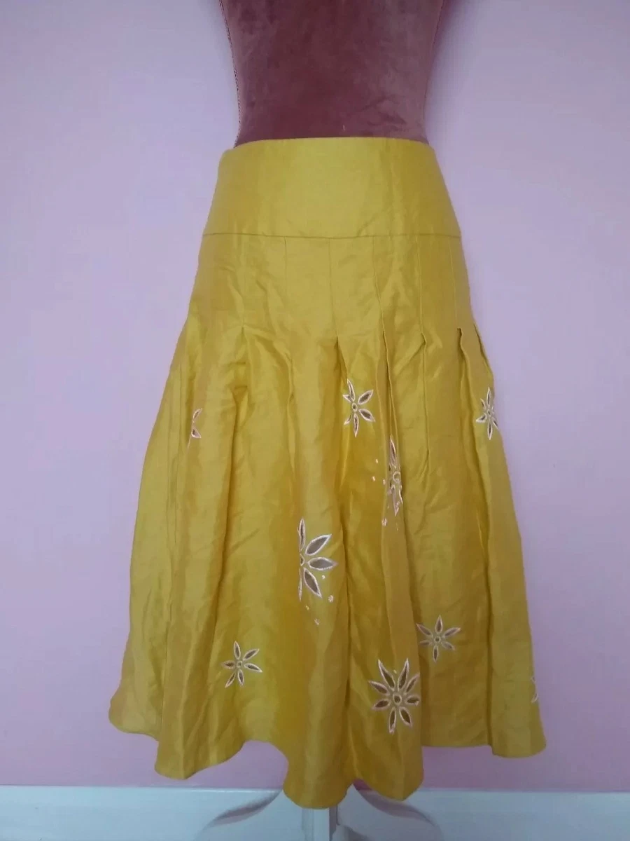 Hobbs clearance mustard skirt