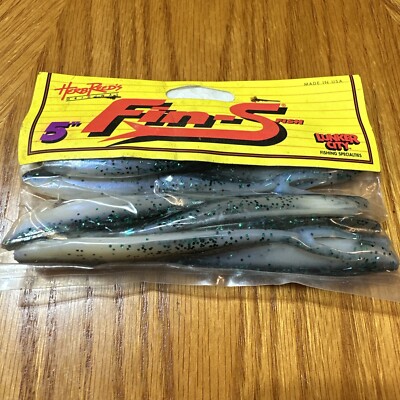 Lunker City Fin-S Fish 5'' Soft baits Lure 10 Baits /Bag #119 Mackerel