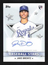 Jake Brentz 2022 Topps Baseball Stars Autographs Auto #BSA-JB