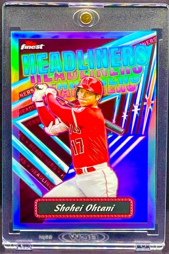Shohei Ohtani RARE REFRACTOR INVESTMENT CARD TOPPS CHROME DODGERS MVP ROY MINT - Picture 2 of 6