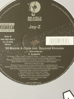 JAY-Z feat BEYONCÉ - '03 BONNIE & CLYDE 2002 US SEALED 12” VINYL