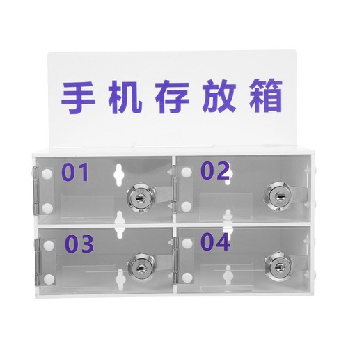 Mobile Phone Cabinet Staff Cell Storage Bins Holder for Classroom - 第 10/12 張圖片