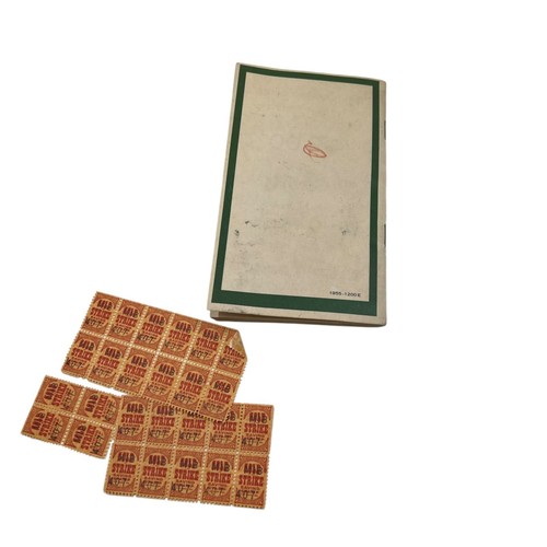 Libro de estampillas verdes S&H con algunas páginas llenas estampillas adicionales a mitad de huelga estado WA - Imagen 8 de 12
