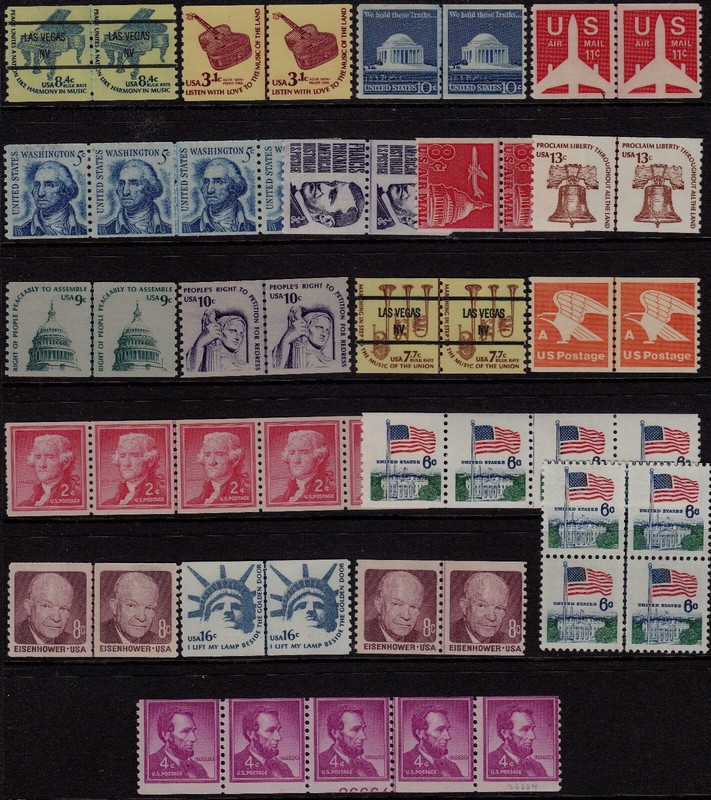 Line pair/Multiple collection, VF MNH