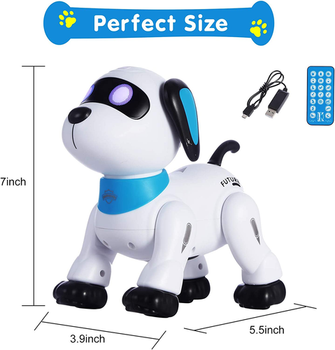 Remote Control Robot Dog Toy – Programmable Smart Robot Dog for Kids 3+, Interac - Picture 4 of 12