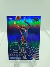 2021-22 NBA Hoops Jerami Grant CITY EDITION HOLO INSERT #26 Detroit Pistons