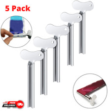 5 Pcs Stainless Steel Tube Roller Toothpaste Tube Squeezer Roll-up Key Dispenser