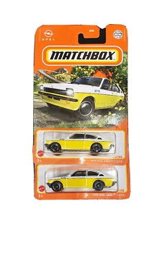 Matchbox Opel Kadet C GT/E #56/100 Lot X 2 Low S&H