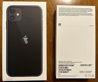 Apple iPhone11 64GB Black Box Only, No Phone, No Charge Cabel Cord | eBay