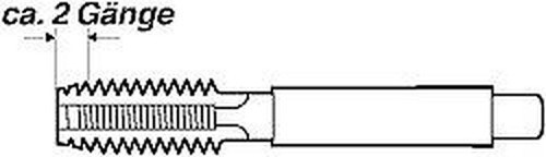 Metric HSS Hand Taps M12 x 1.75 12 mm Tap Bottom Lead LH Left hand - Picture 1 of 2