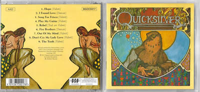 Quicksilver Messenger Service - Quicksilver - Scarce 1994 UK 9trk BGO promo CD