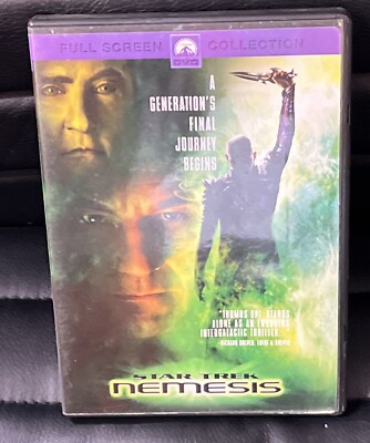 Star Trek: Nemesis DVD 2003 Full Screen