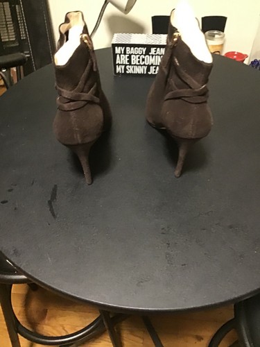 boots suede booties size 11 - Picture 3 of 3