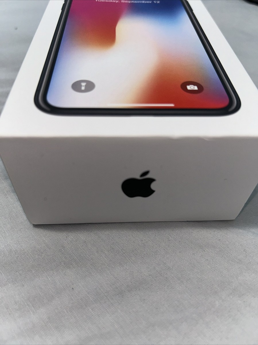 Apple iPhone X Space Gray 256GB - Original Box - Box Only | eBay