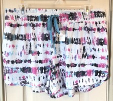 Secret Treasures NWT Womens Med Tie Die Relaxed Fit Super Soft Sleep Shorts