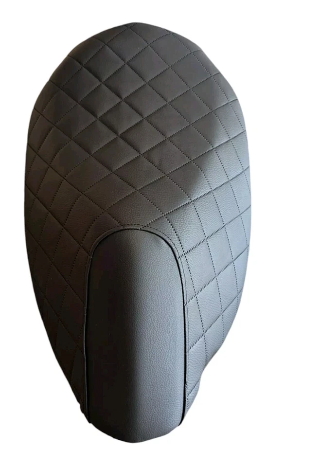 Peugeot Jetforce C-Tech Sitzbezug  mit Sozius Bezug 2teile Schwarz Rauten Muster - Bild 3 von 4