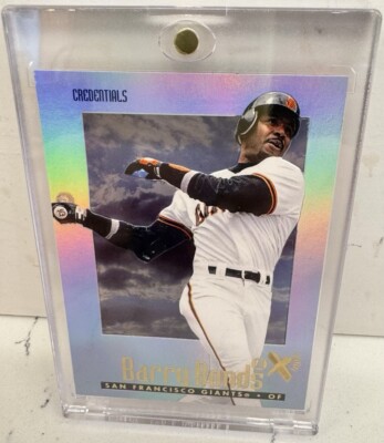 1997 SKYBOX E-X 2000 BARRY BONDS CREDENTIALS 043/299 