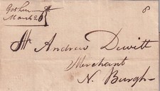 1814 Goshen New York m/s -1pg letter - William Gorham to Andrew Dewitt, Newburgh