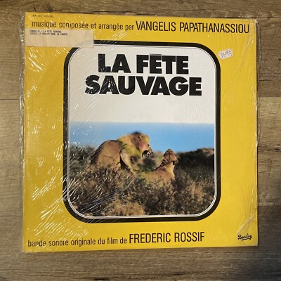 Vangelis- La Fete Sauvage Soundtrack- LP Vinyl 1976 In Shrink